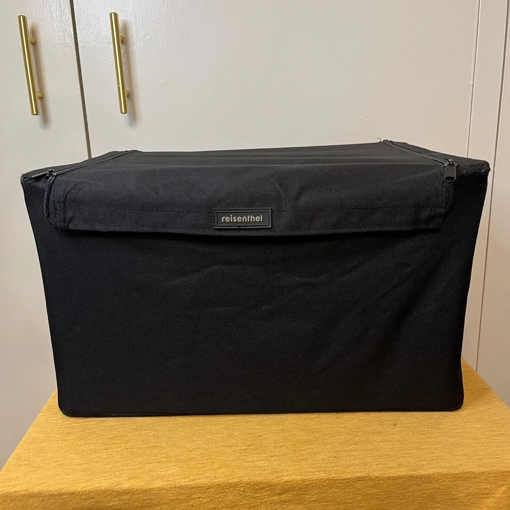 Medium Reisenthel Collapsible Fabric Storage Container Box Bin Zip Top